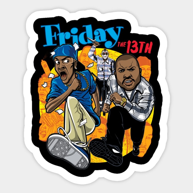 Friday the 13th Sticker by qetza